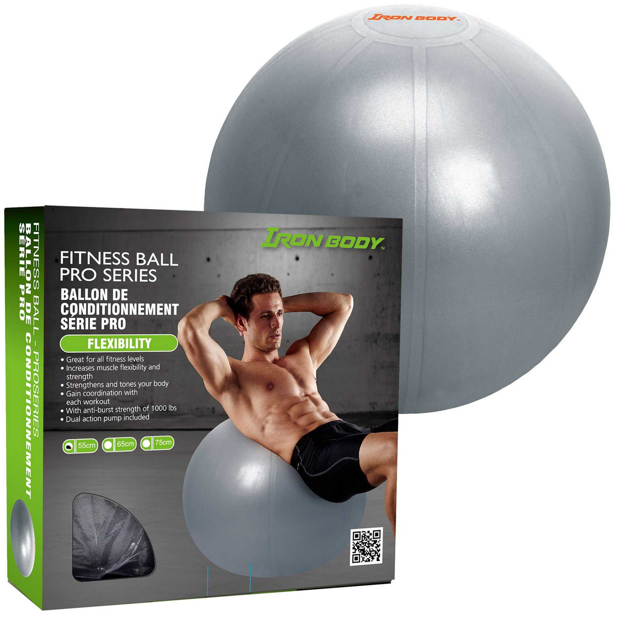 Iron Body Fitness Pro Series Exercise Ball