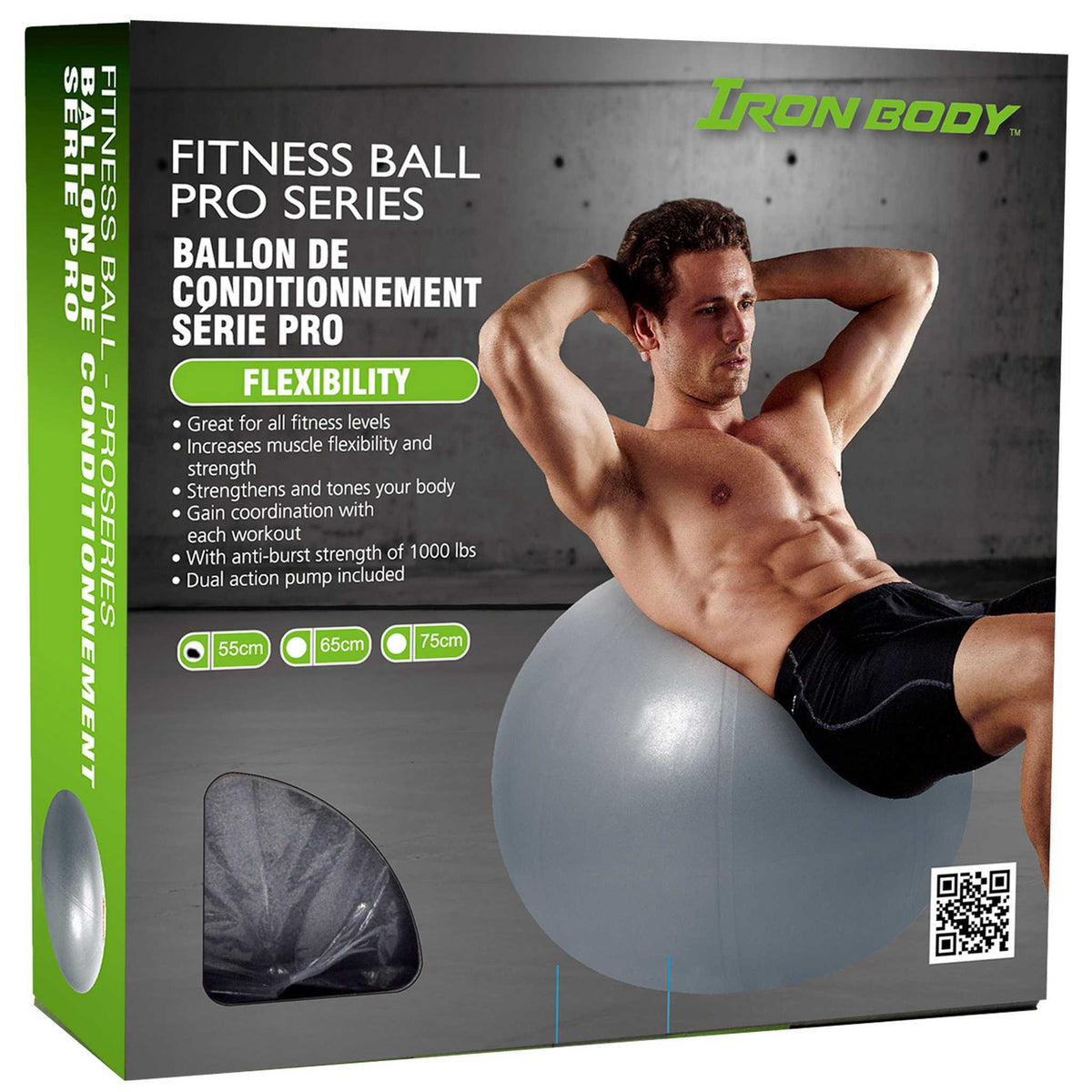 Iron Body Fitness Pro Series Exercise Ball