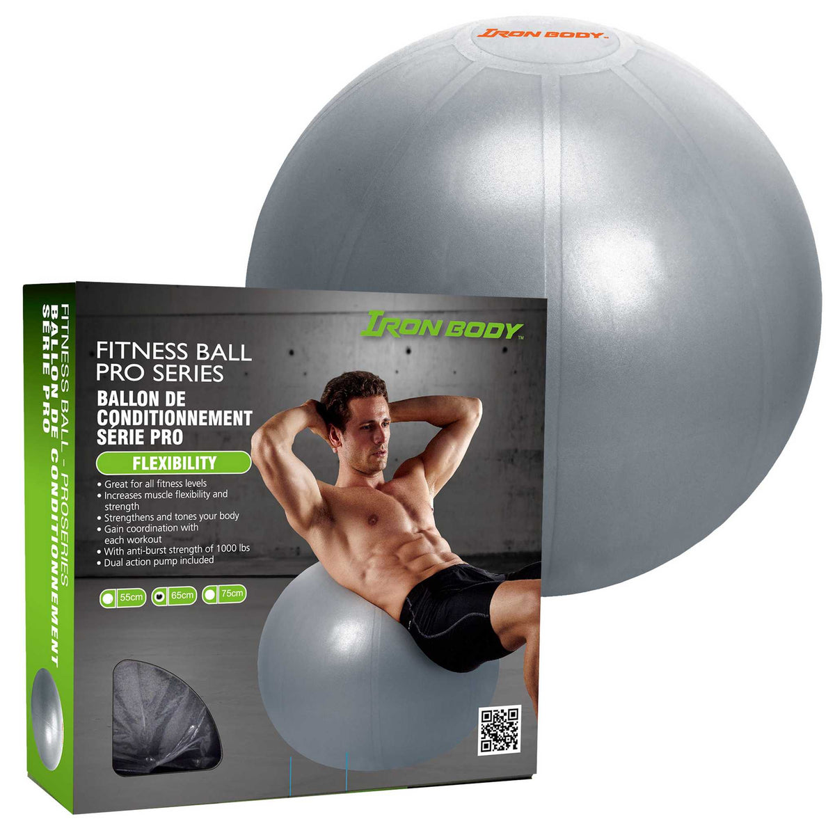 Iron Body Fitness Pro Series Exercise Ball