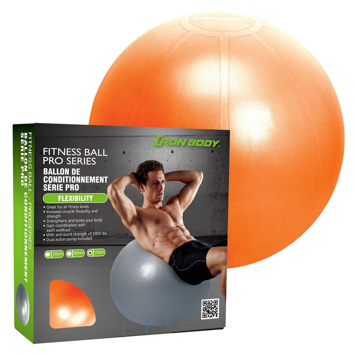 Iron Body Fitness Pro Series Exercise Ball