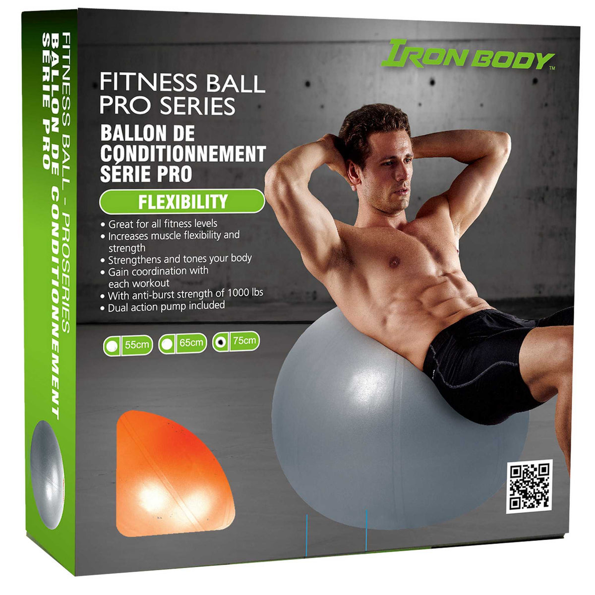 Iron Body Fitness Pro Series Exercise Ball