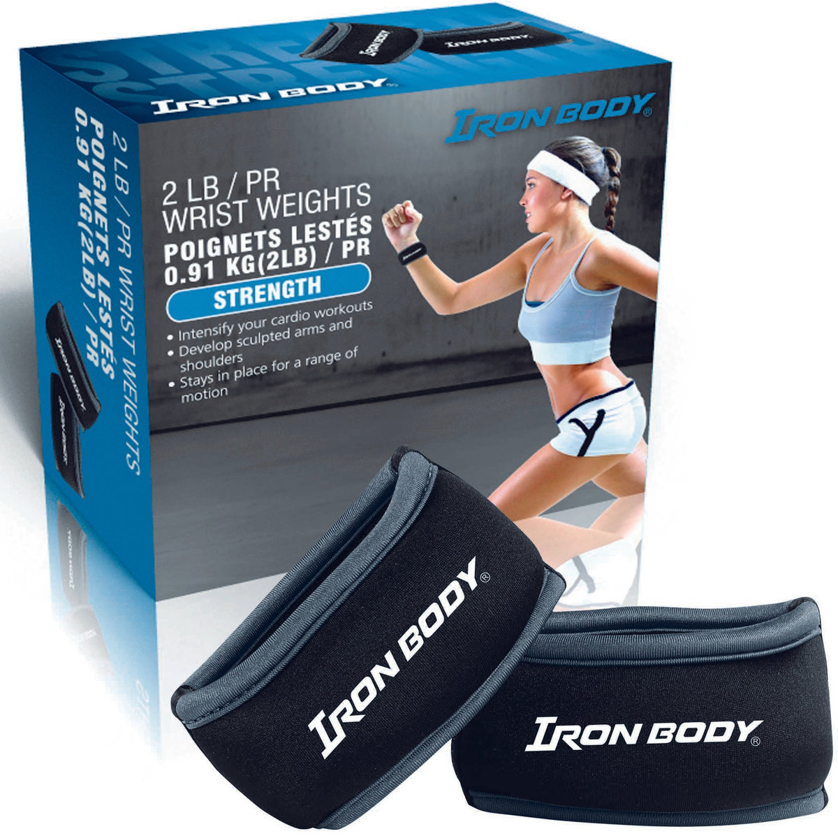 Iron Body Fitness Slip-On Wrist Weights
