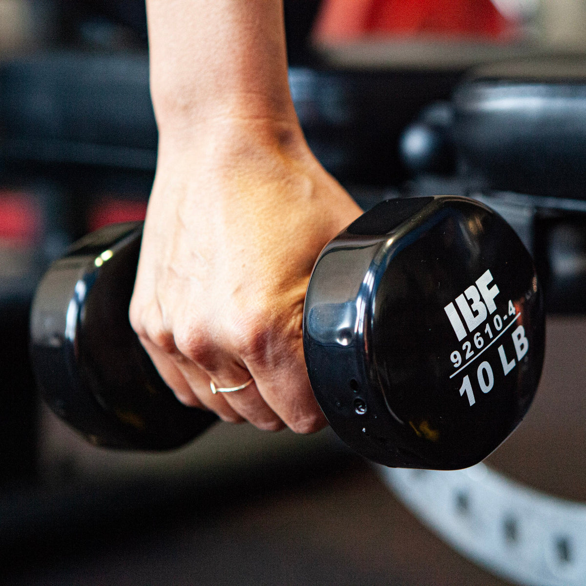 Iron Body Fitness Vinyl-Coated Dumbbells