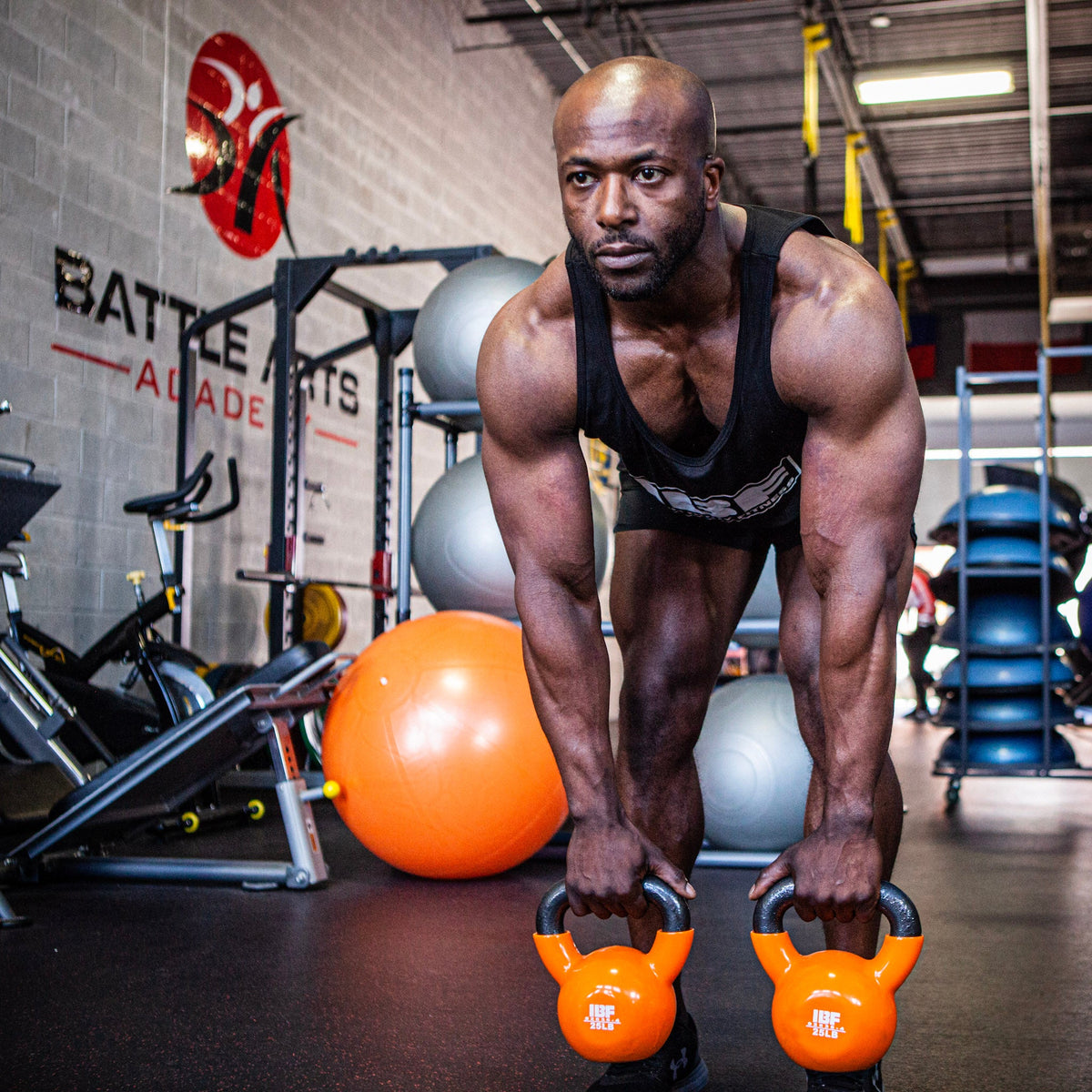Iron Body Fitness Vinyl-Dipped Kettlebells