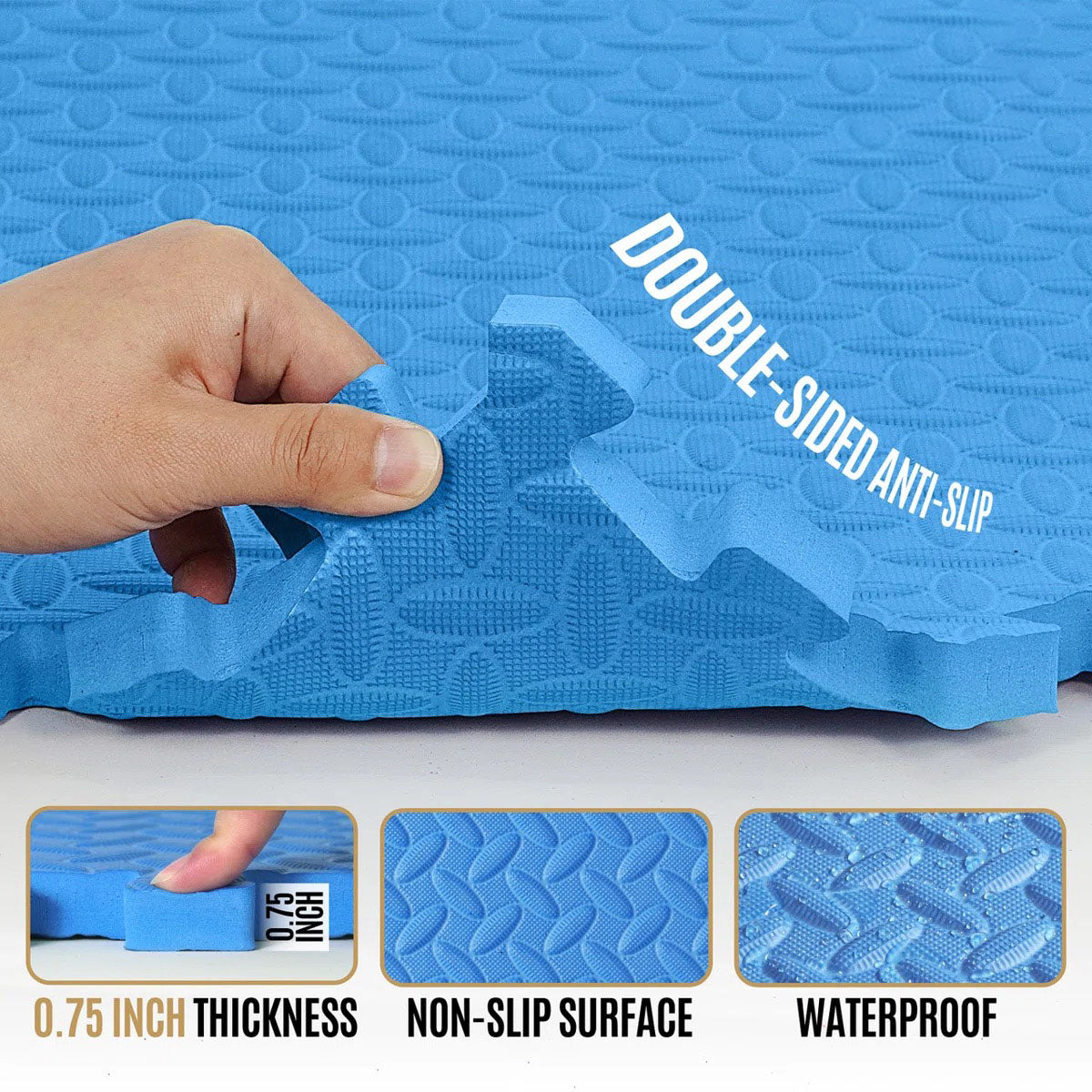 CAP Barbell Puzzle Mats (Blue)