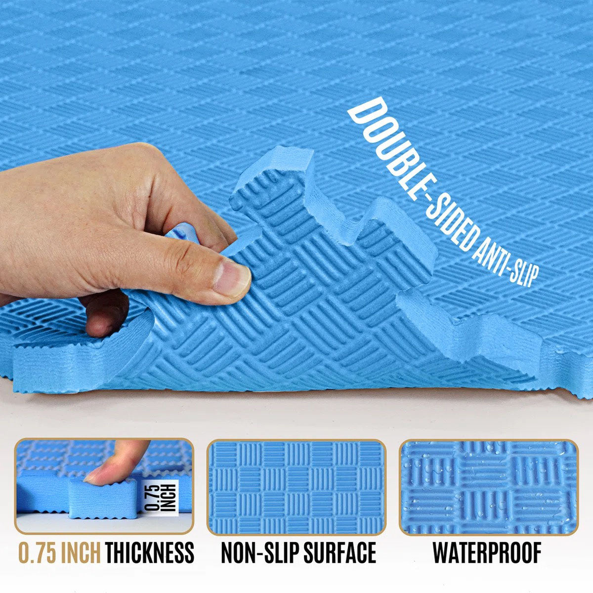 CAP Barbell Puzzle Mats (Blue)