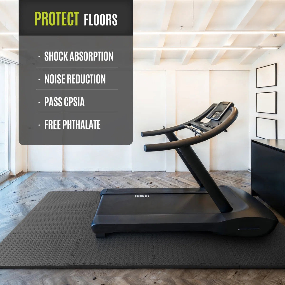 CAP Barbell Puzzle Mats (Black)