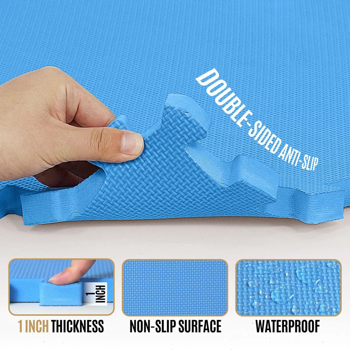 CAP Barbell Puzzle Mats (Blue)