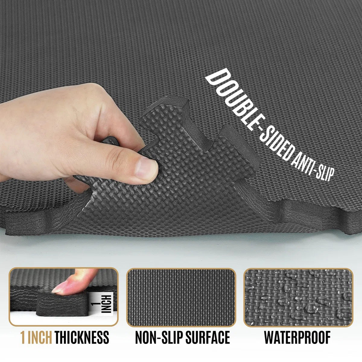 CAP Barbell Puzzle Mats (Black)