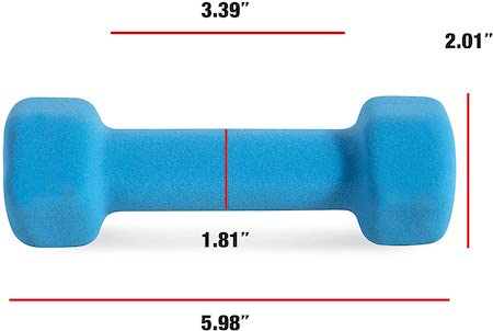 Cap barbell discount neoprene dumbbell set