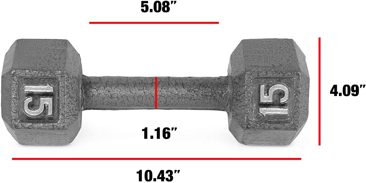 Cap dumbbell 15 online lb