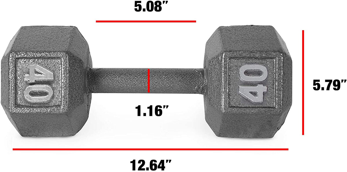 CAP Barbell Solid Hex Dumbbells MAGMA Fitness