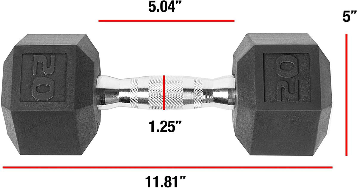 20 lb cap online dumbbell