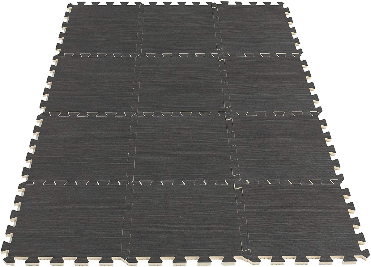 CAP Barbell Puzzle Exercise Mats (12 Pieces, 12 SQ FT)