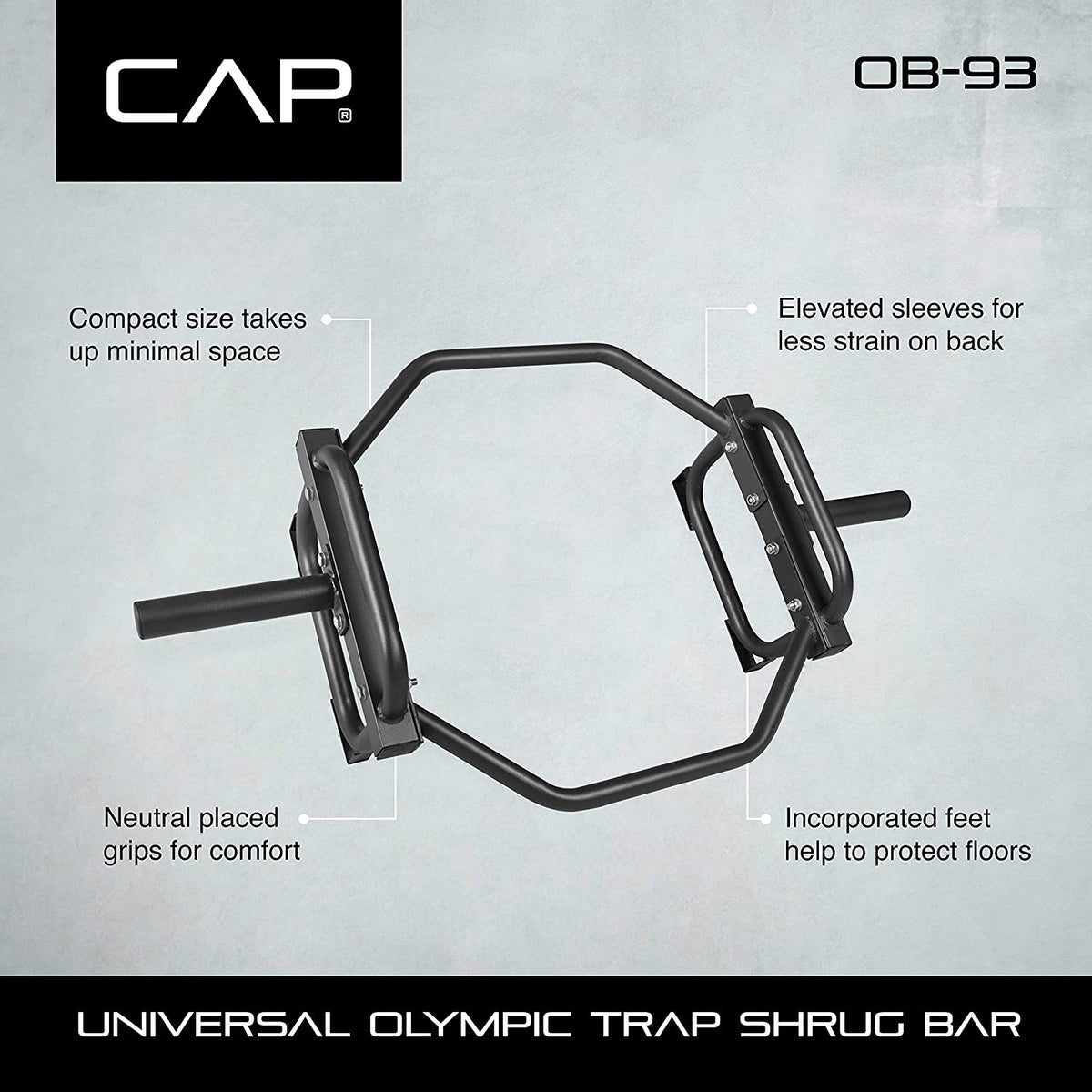 CAP Barbell Olympic Trap Shrug Bar