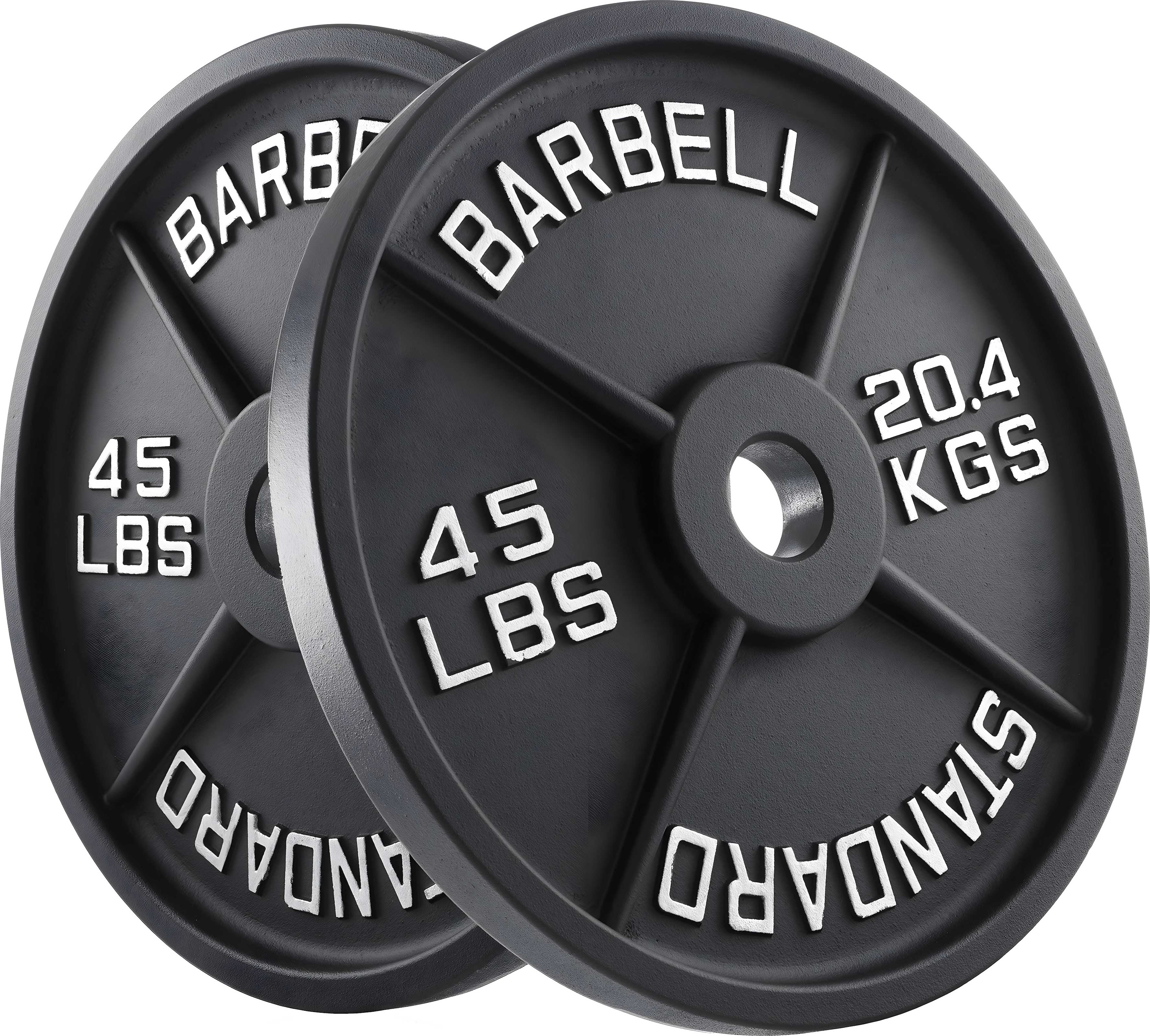 Olympic Plates Standard Barbell 45 Lb Plates MAGMA Olympic Cast