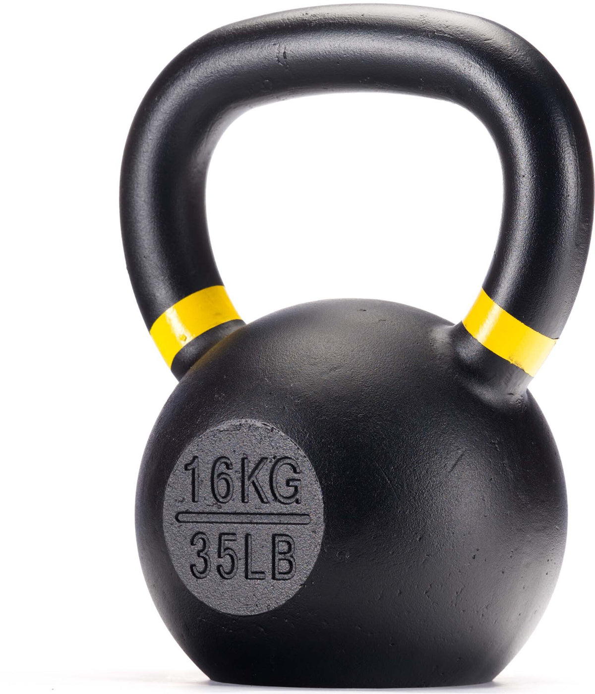 MAGMA 35 lb / 16 KG Cast Iron Kettlebell - Yellow