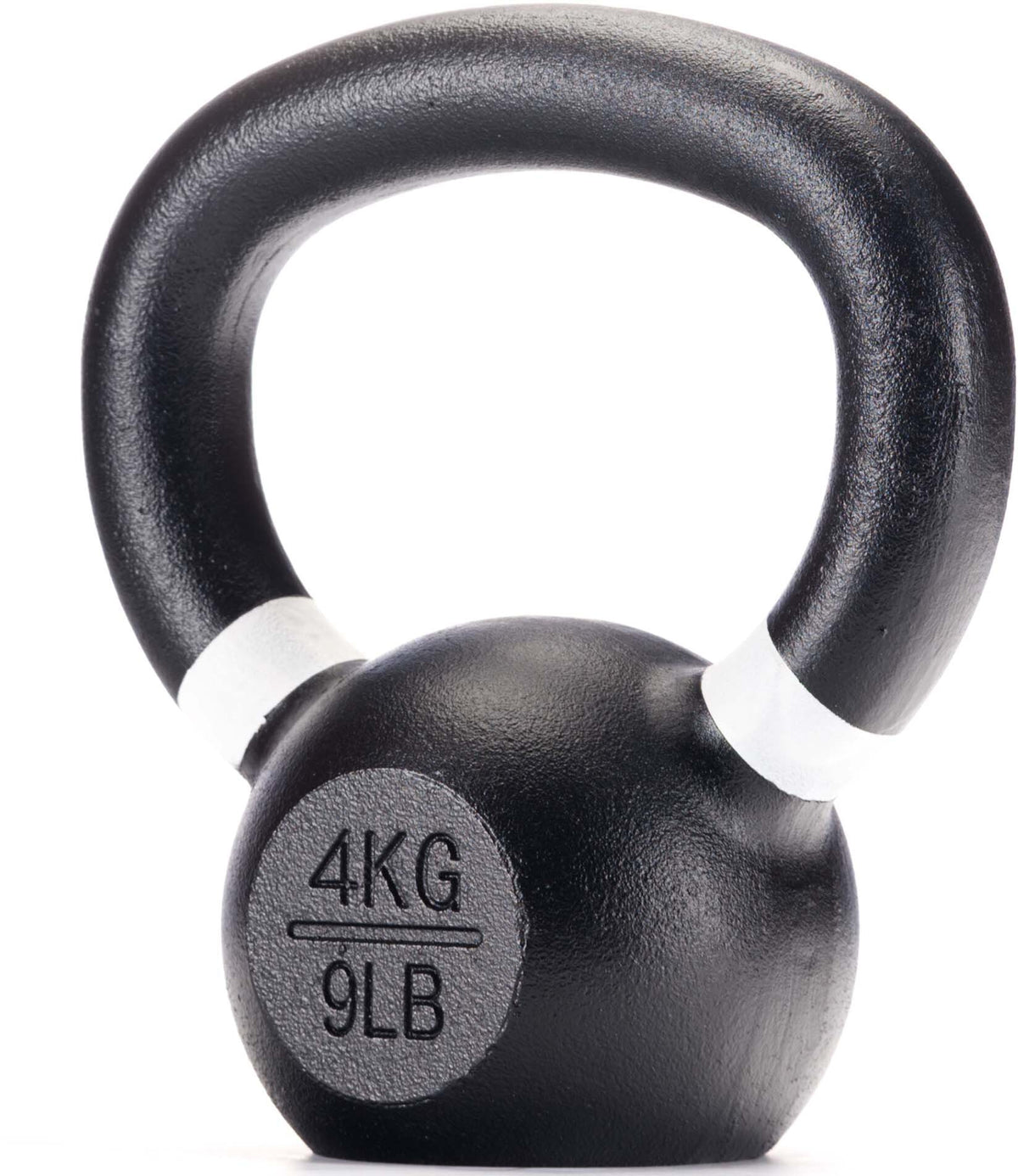 MAGMA 9 lb / 4 KG Cast Iron Kettlebell - White