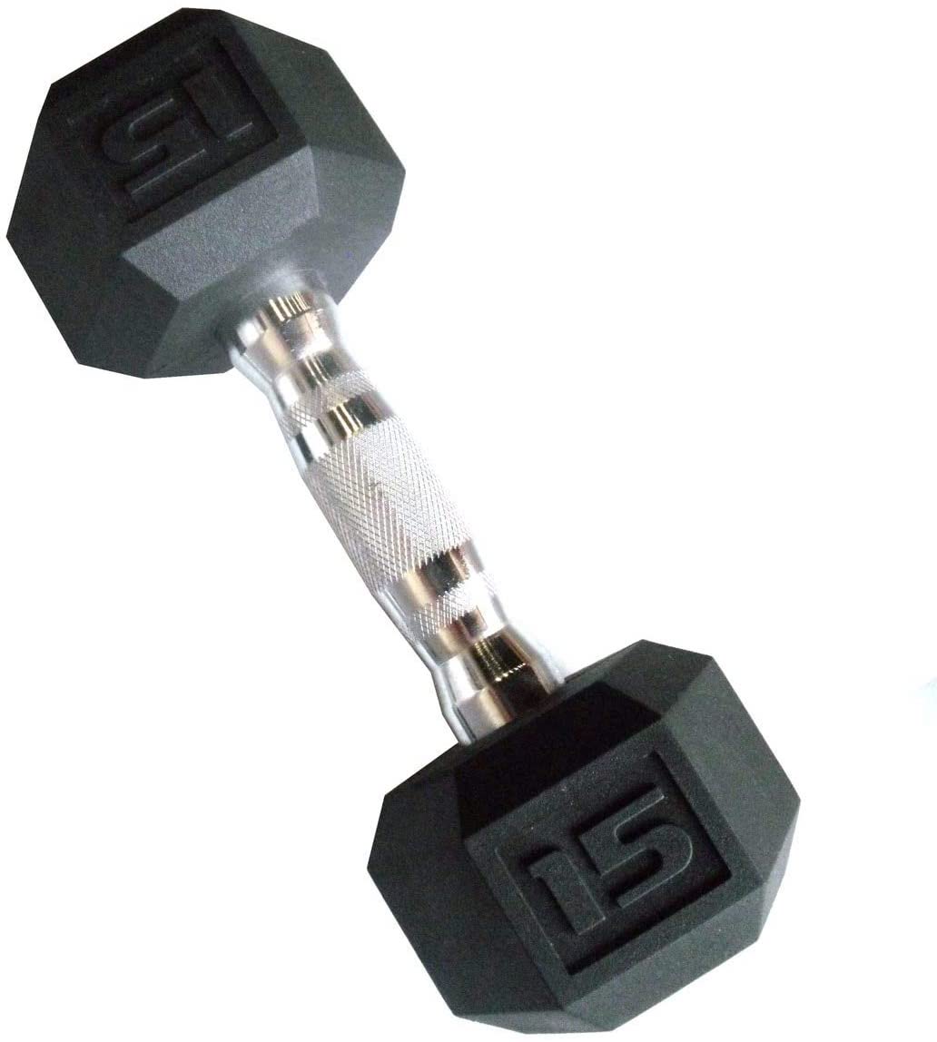 CAP Barbell 5 75 LB Rubber Hex 1200LB Dumbbell Set MAGMA Fitness